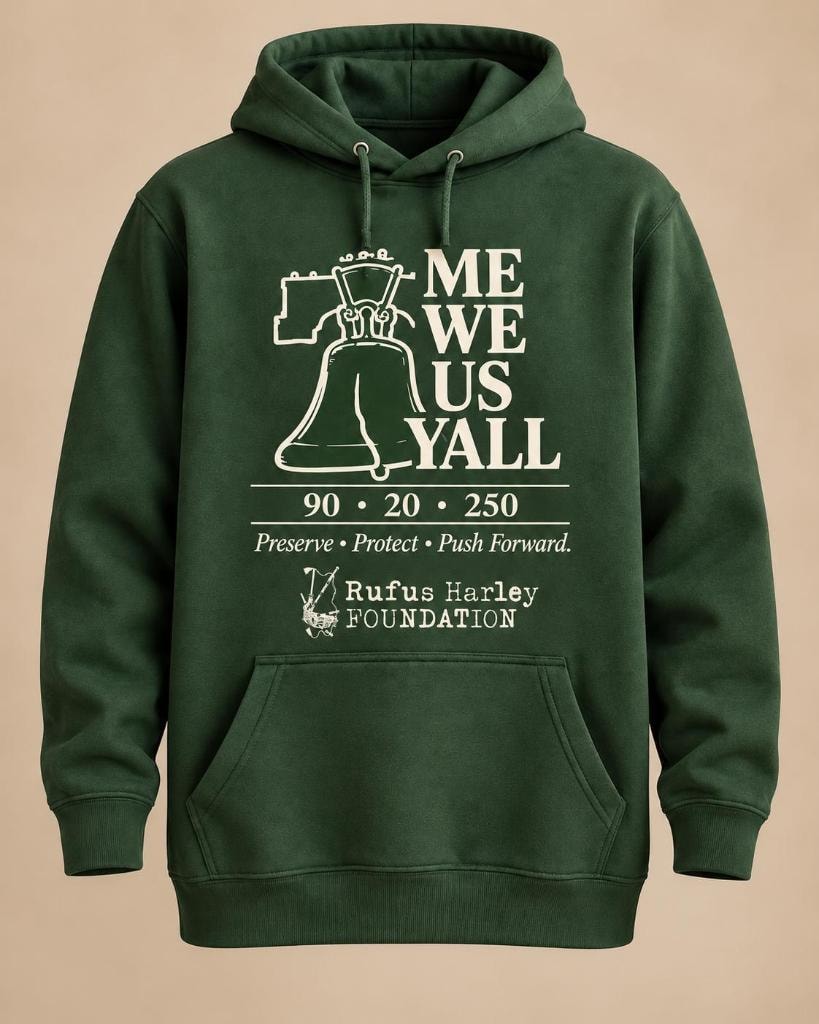 ME WE US YALL Hoodie — Forest Green