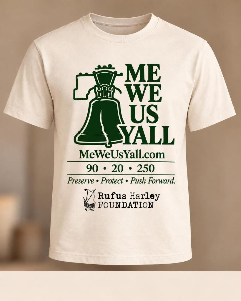 ME WE US YALL Tee — Natural/Cream