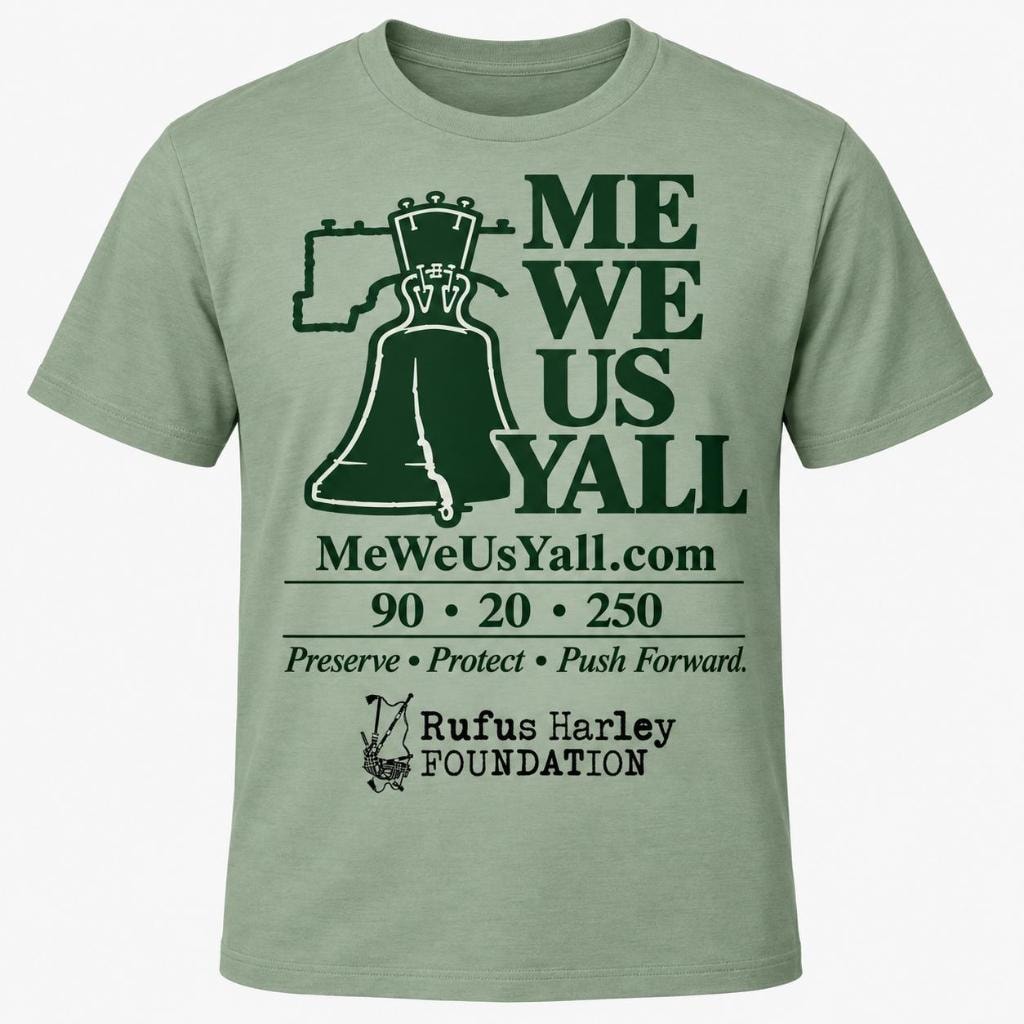 ME WE US YALL Tee — Sage Green