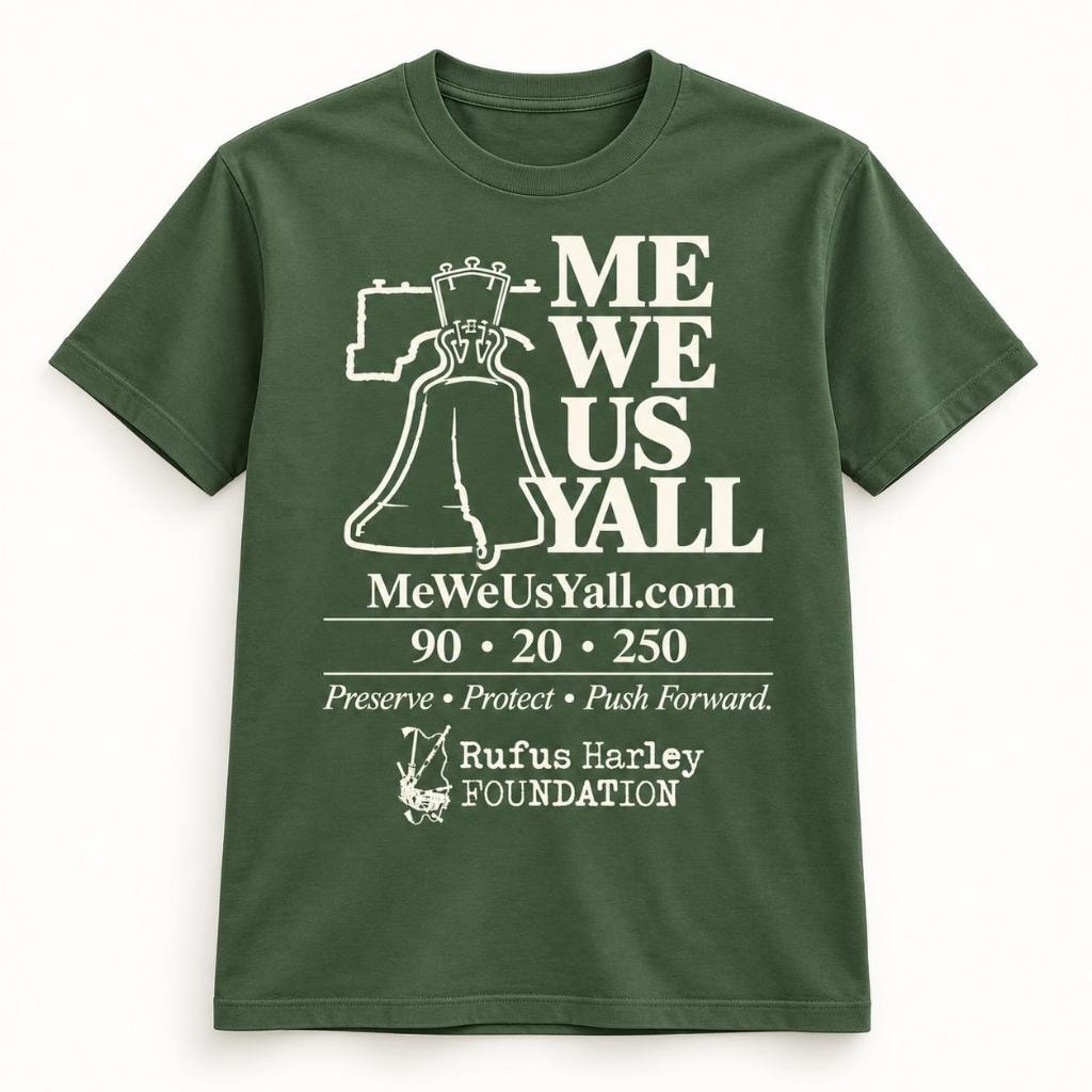 ME WE US YALL Tee — Forest Green